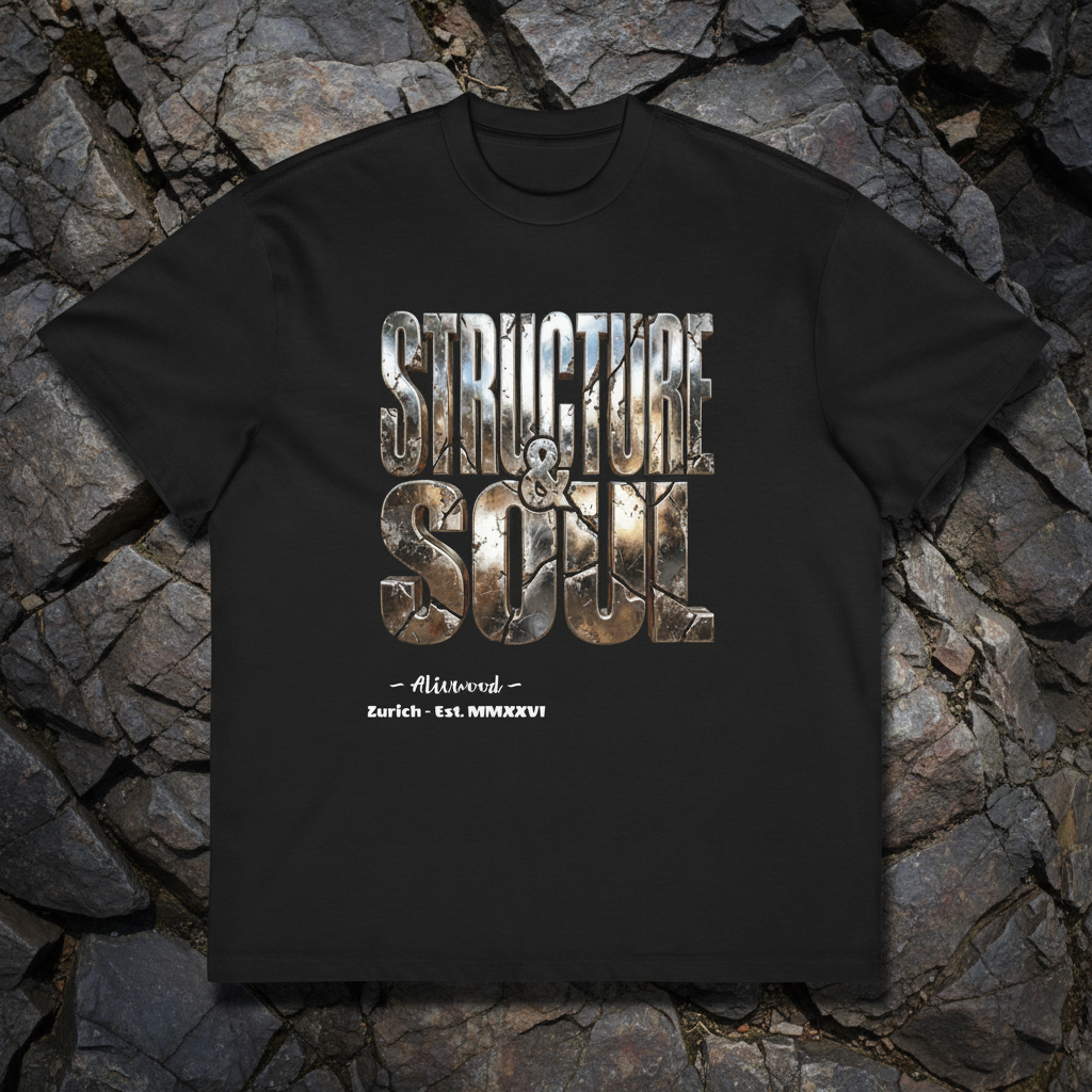 Structure and Soul Men’s box tee - Alivwood