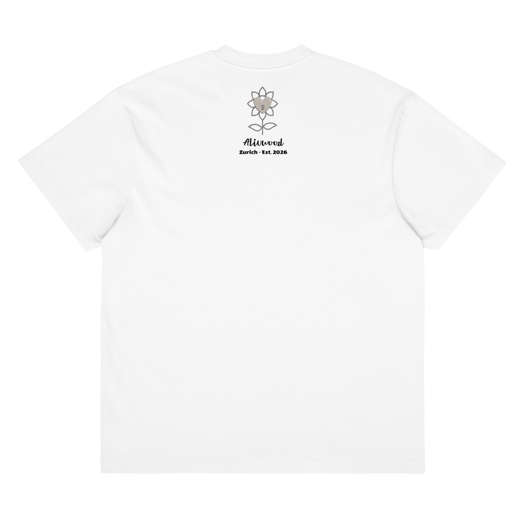 Structure and Soul iron text Men’s box tee - Alivwood