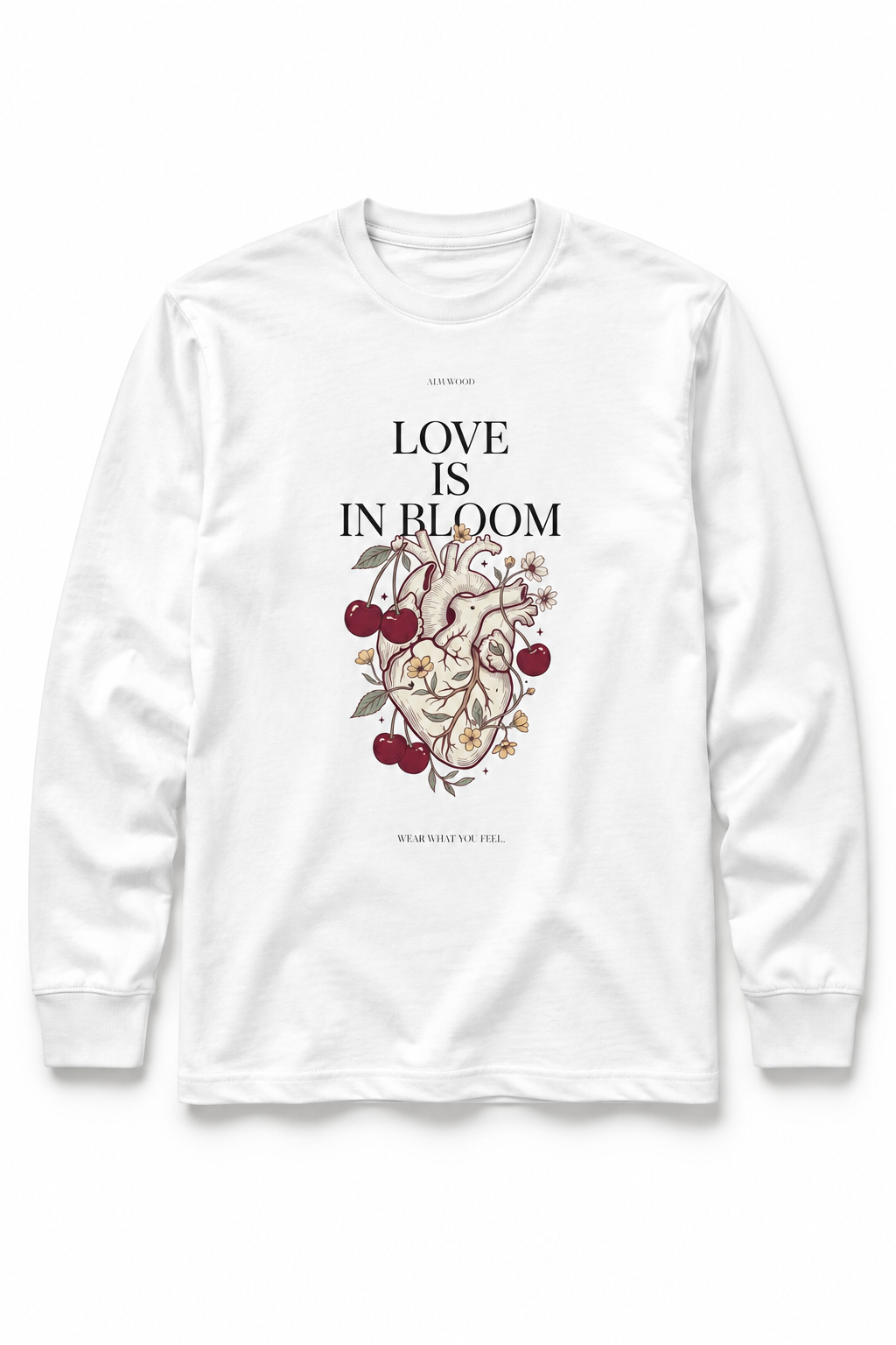 Love is in Bloom heavyweight long sleeve t-shirt - Alivwood