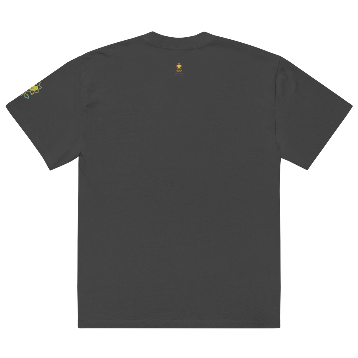 Peace is my status symbol 2 Oversized faded t-shirt - Alivwood