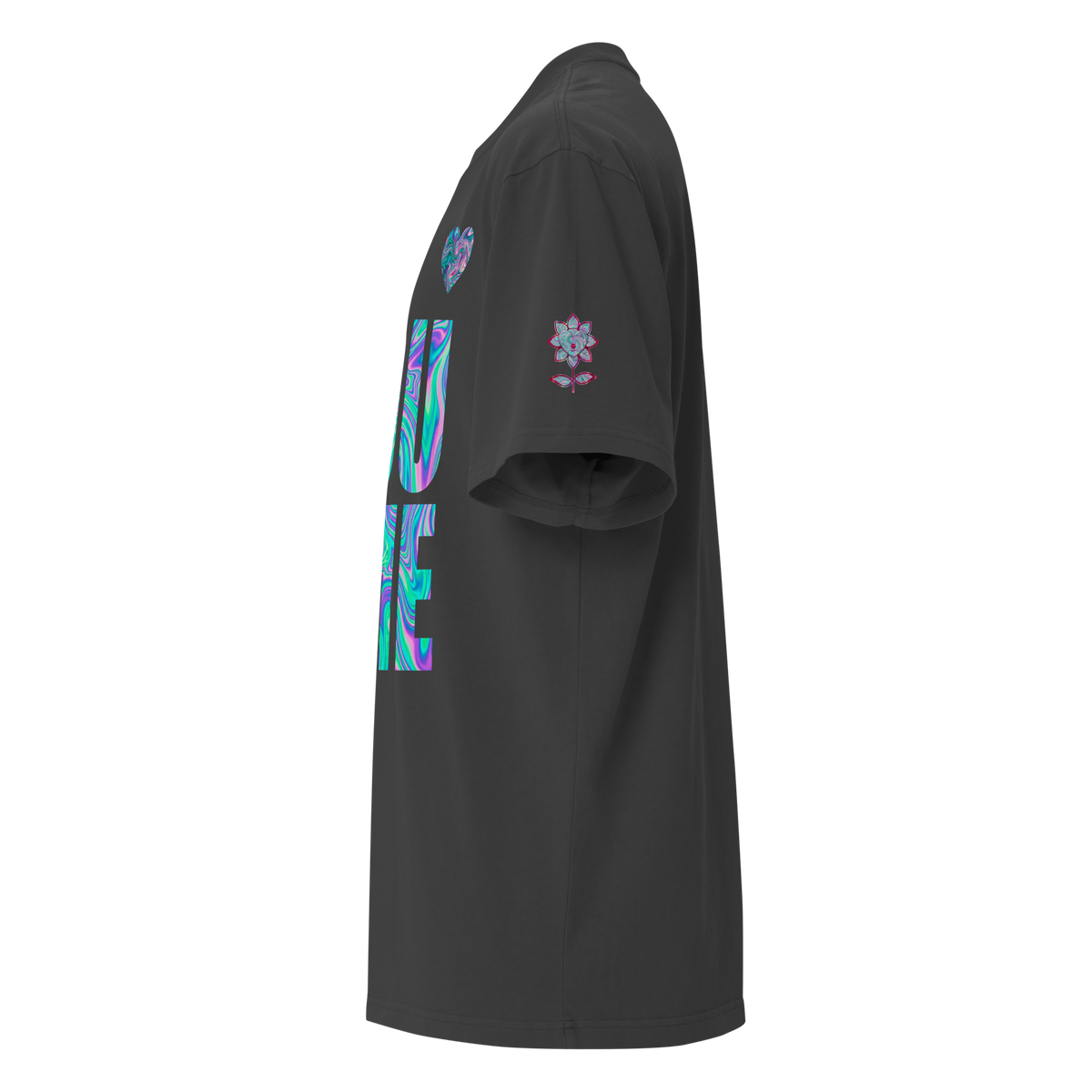 You & Me Oversized faded t-shirt - Alivwood