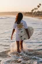 Alivwood Embroidery Diamond premium heavyweight tee - Alivwood