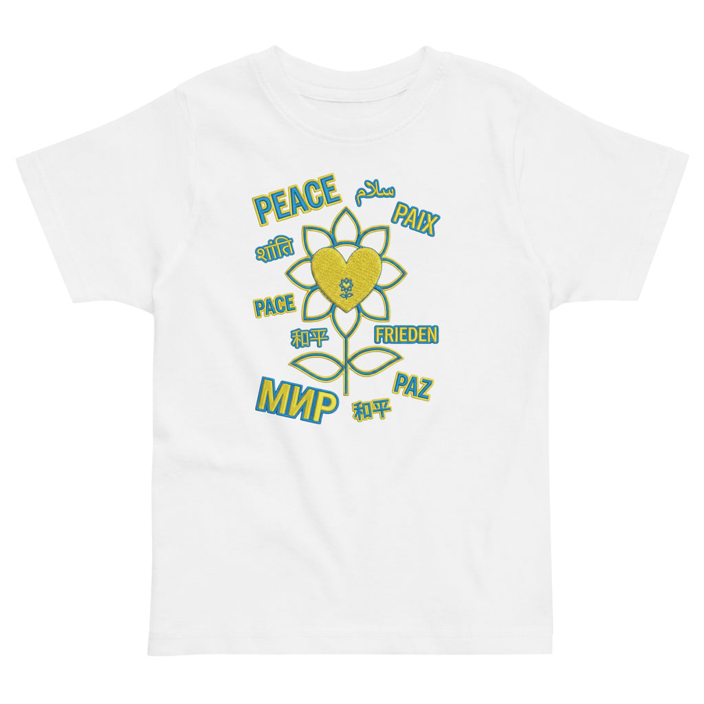 Peace Toddler jersey t-shirt UA - Alivwood