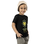 Sunflower kids playing Toddler Short Sleeve Tee - Alivwood