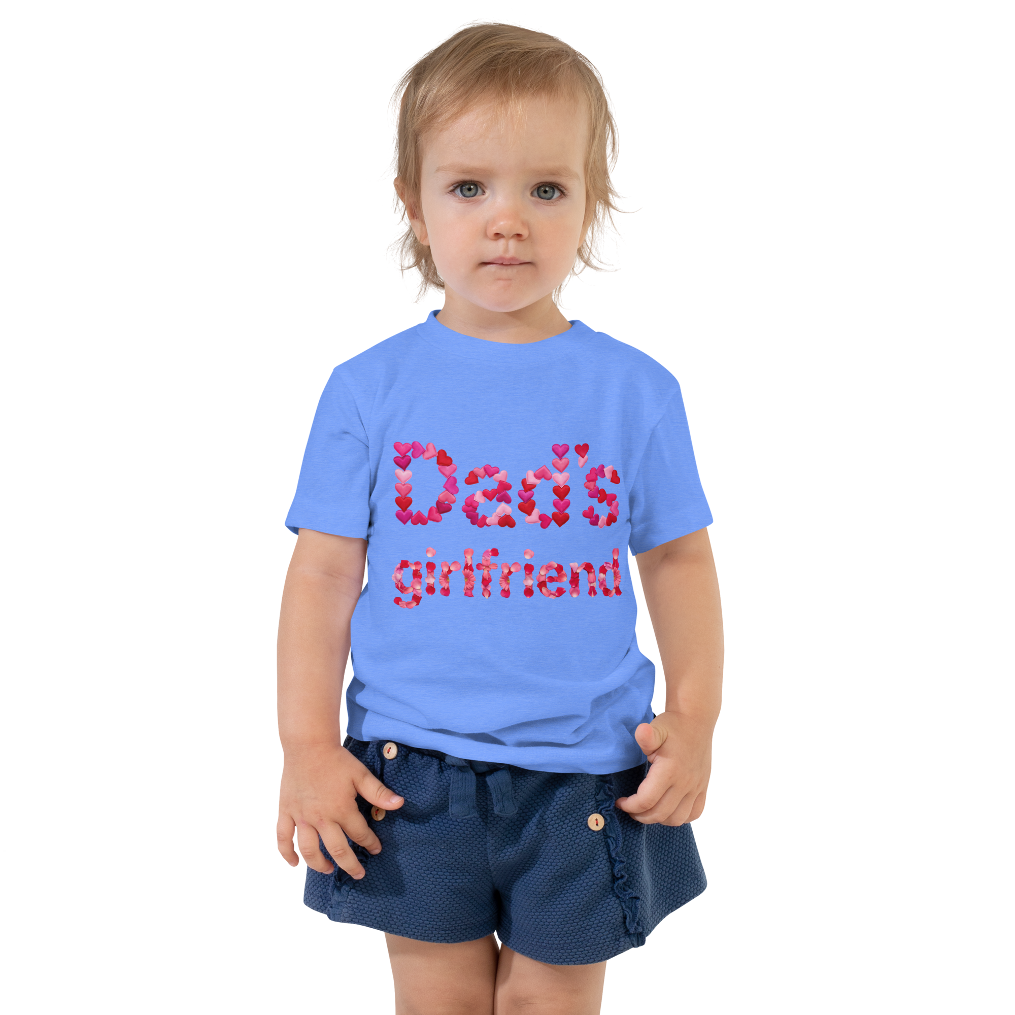 Dad's Girlfriend Toddler Short Sleeve Tee - Alivwood