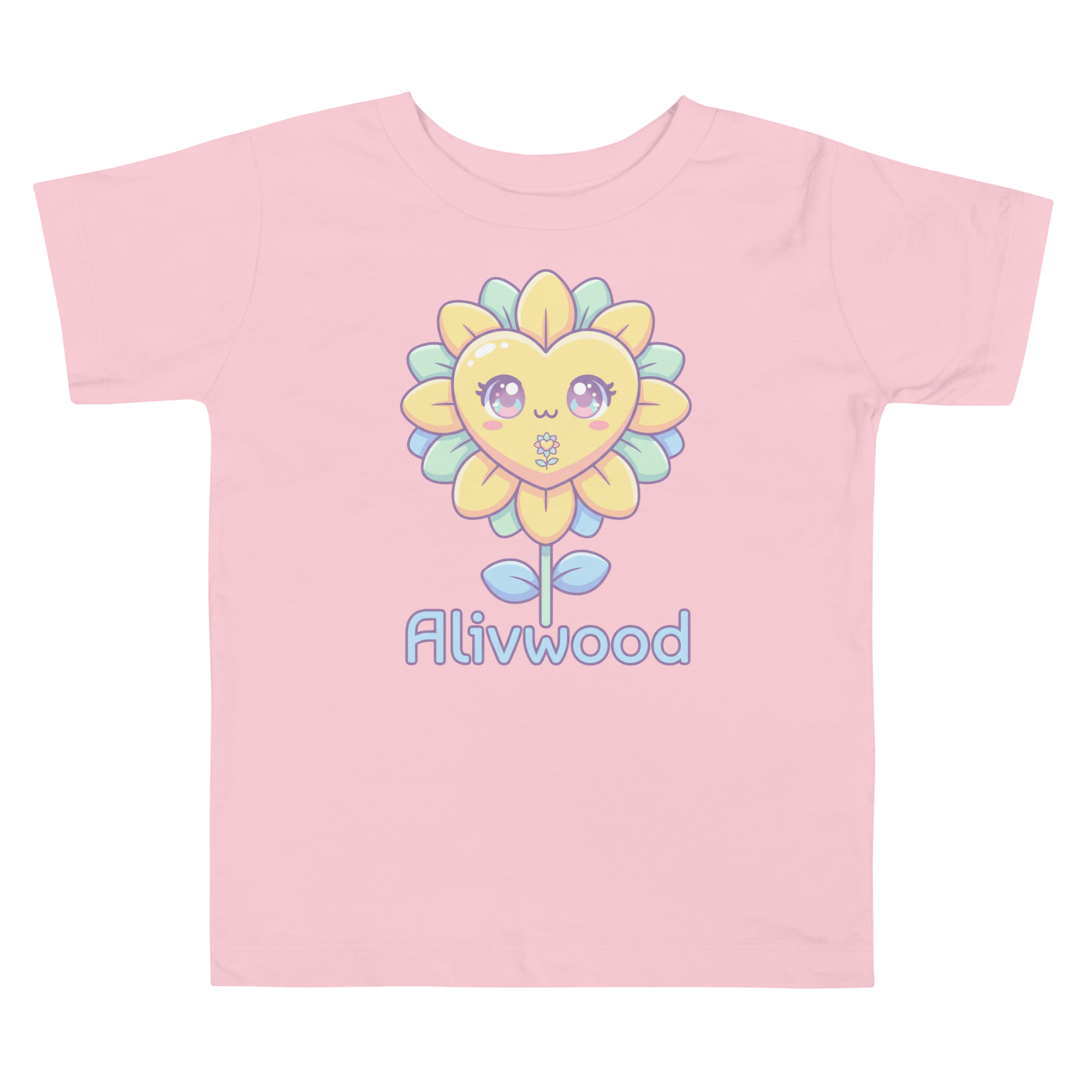 Alivwood funny flower Toddler Short Sleeve Tee - Alivwood
