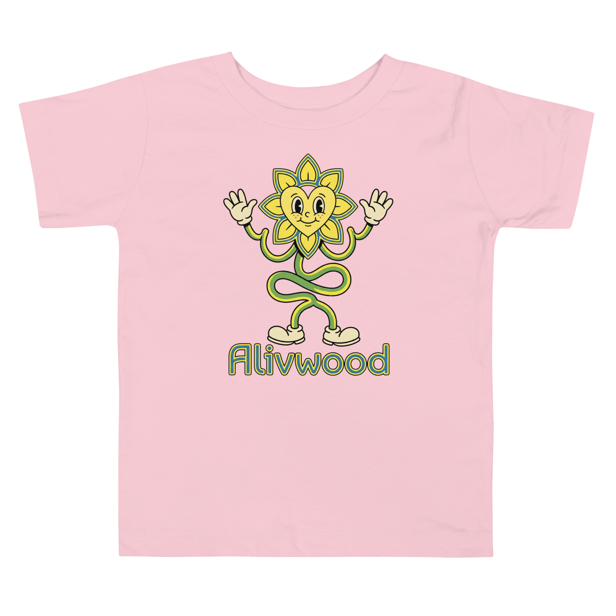Alivwood cartoon Toddler Short Sleeve Tee - Alivwood