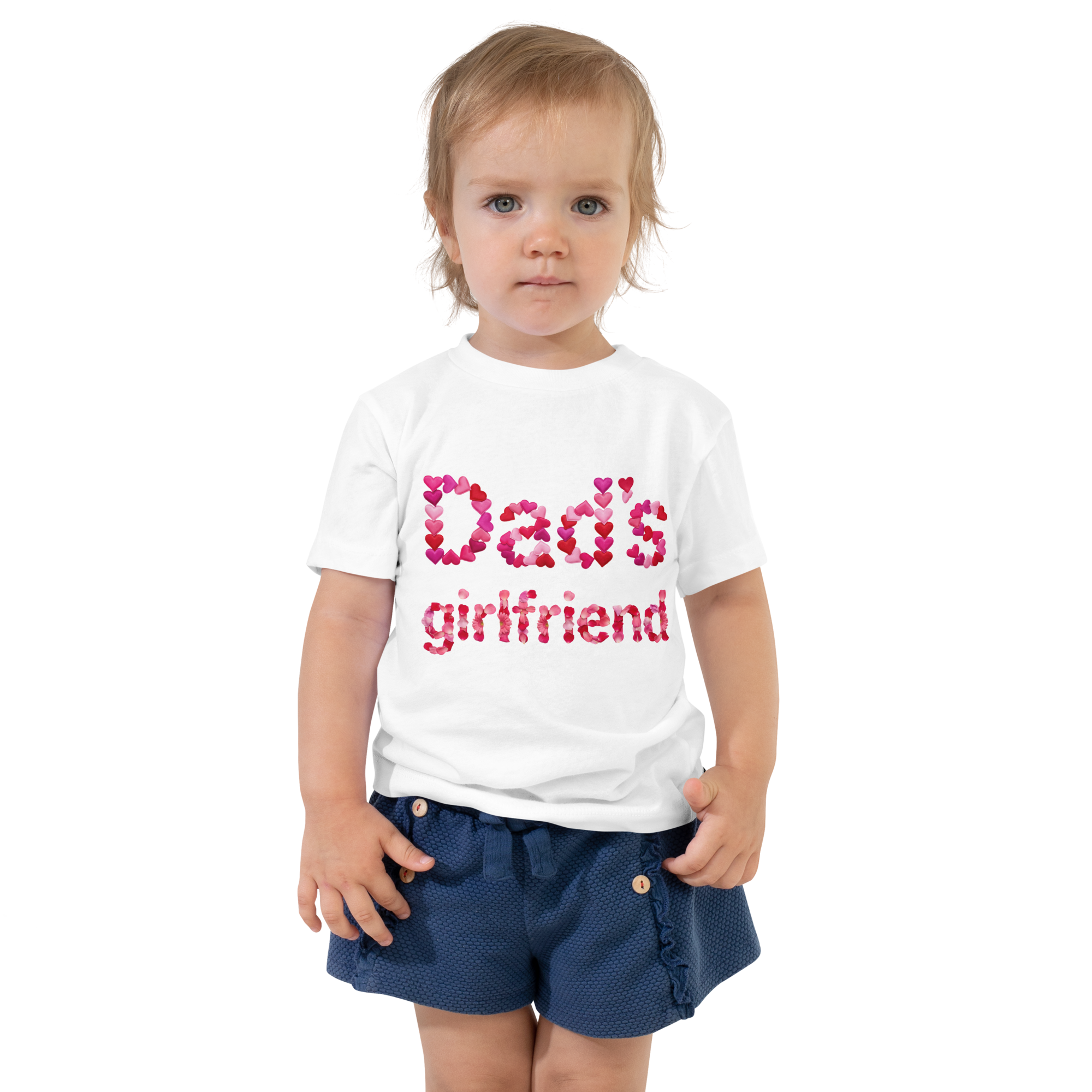 Dad's Girlfriend Toddler Short Sleeve Tee - Alivwood