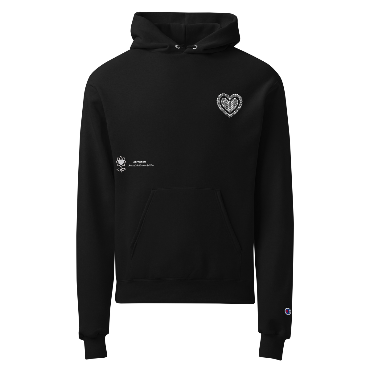 Heart of skulls Champion Unisex Champion hoodie - Alivwood