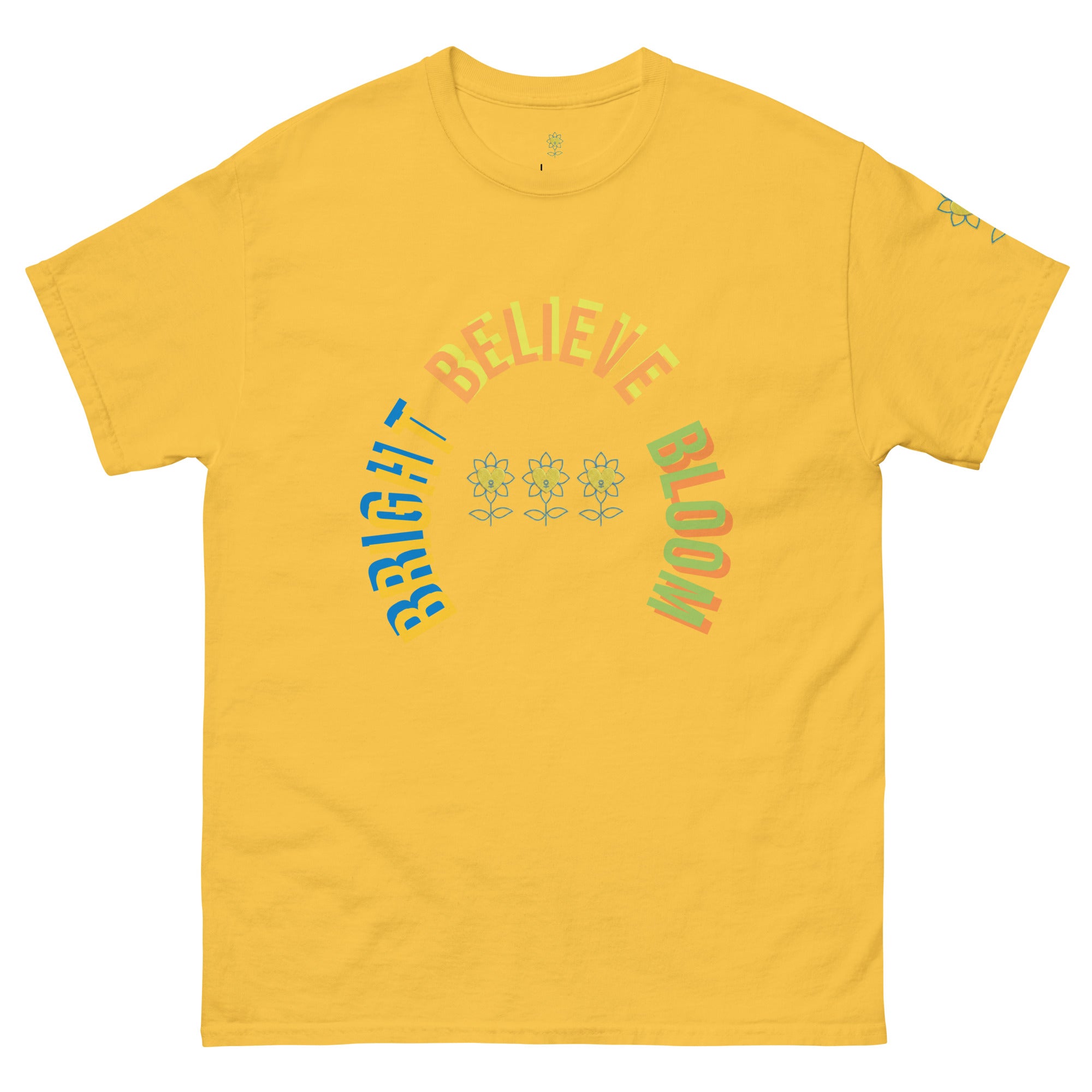 BelieveBrightBloom Unisex classic tee - Alivwood