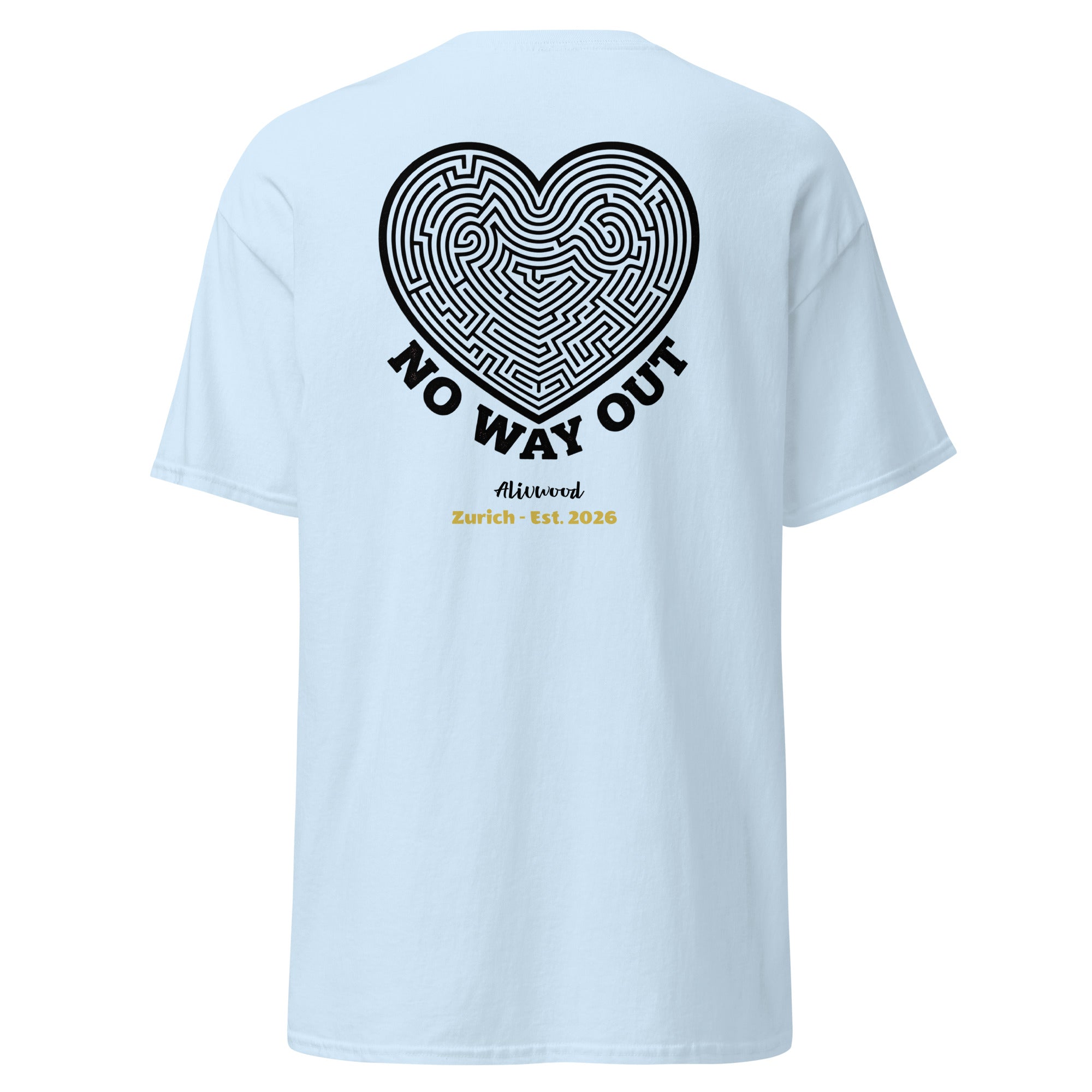 No way out embroidery Unisex classic tee - Alivwood