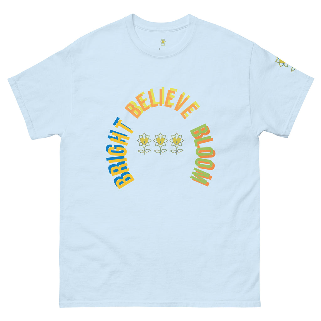 BelieveBrightBloom Unisex classic tee - Alivwood