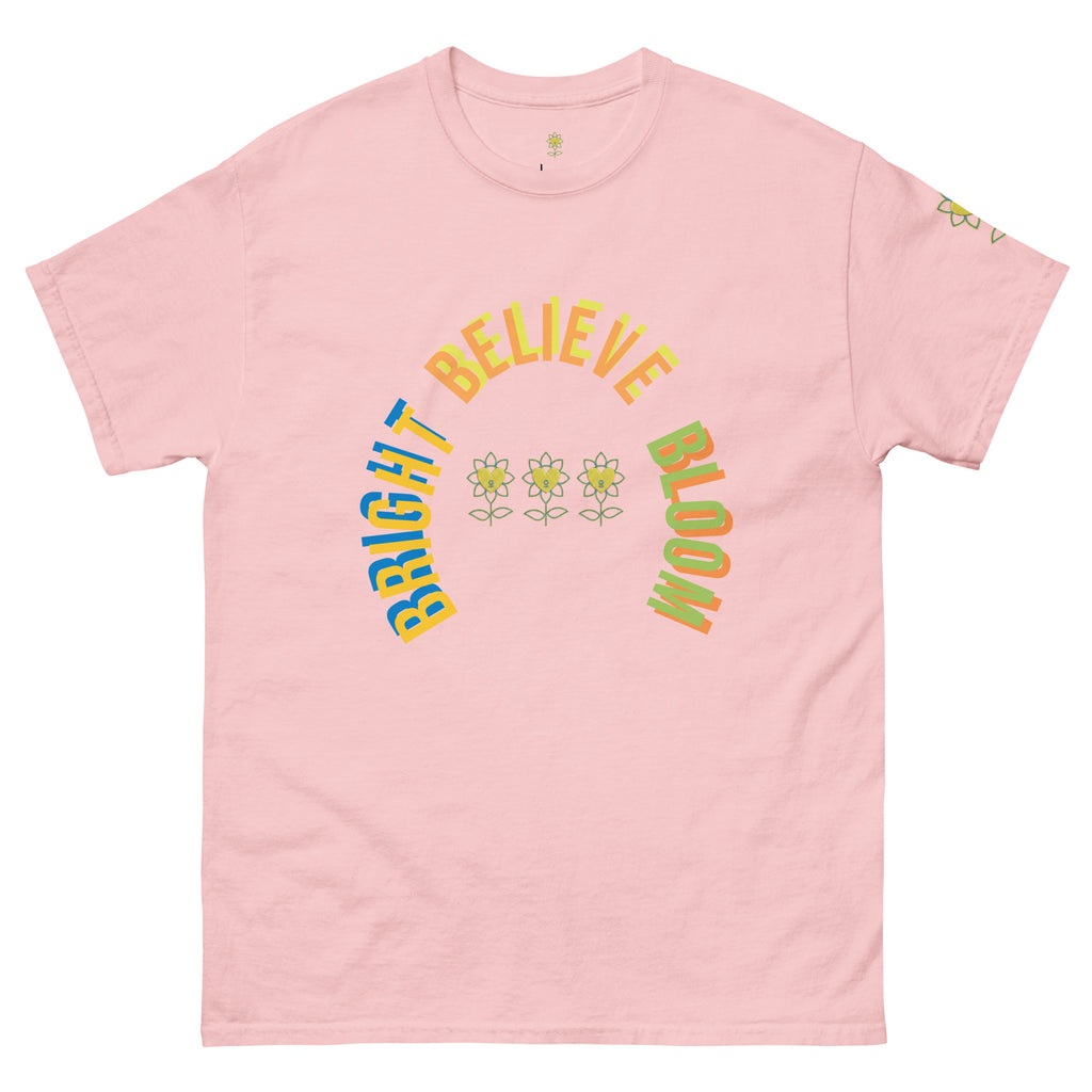 BelieveBrightBloom Unisex classic tee - Alivwood