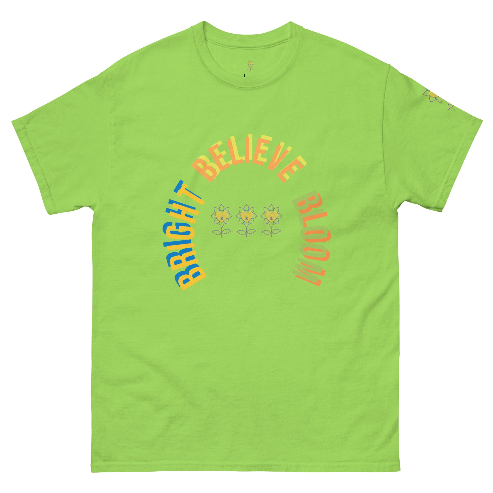 BelieveBrightBloom Unisex classic tee - Alivwood