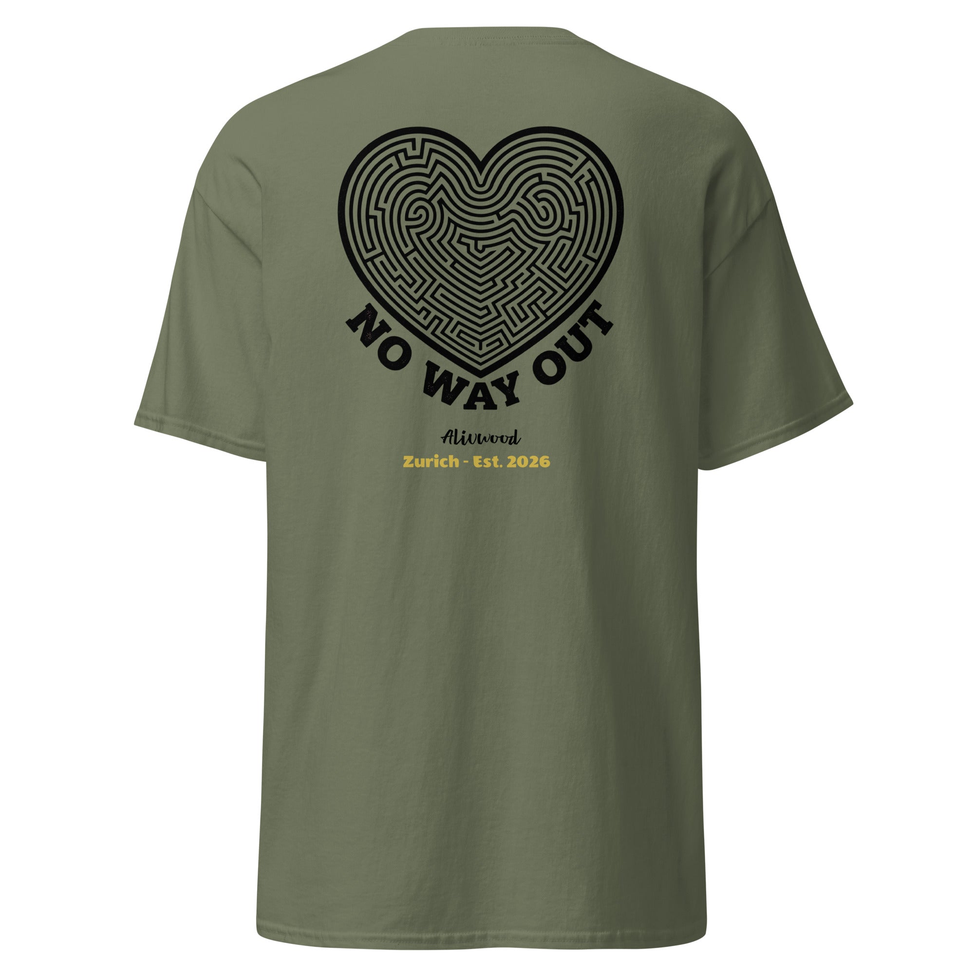 No way out embroidery Unisex classic tee - Alivwood