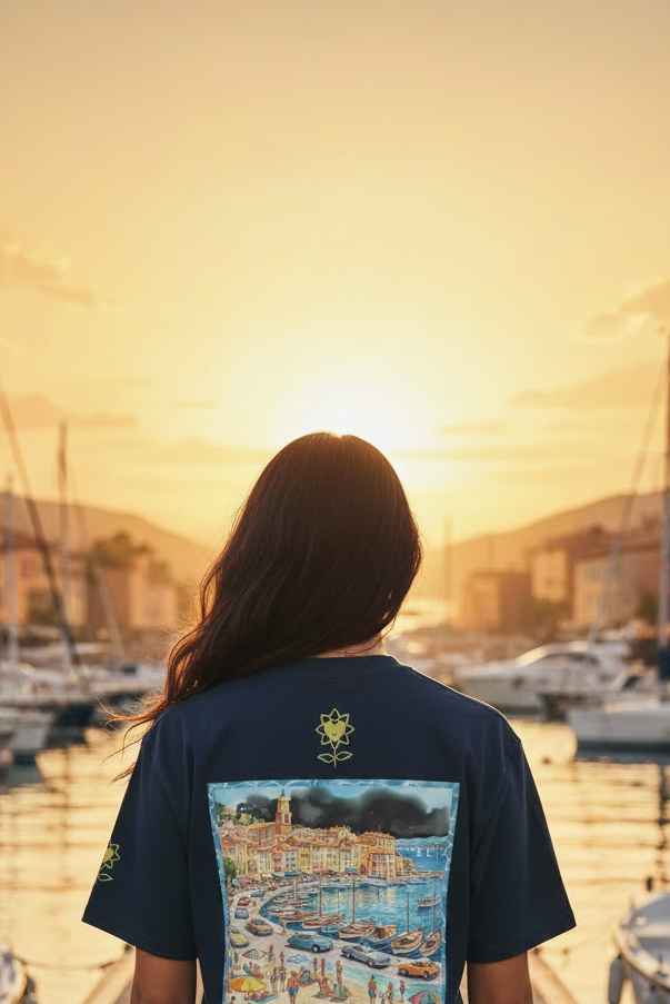 FloWhere St Tropez Unisex classic tee - Alivwood