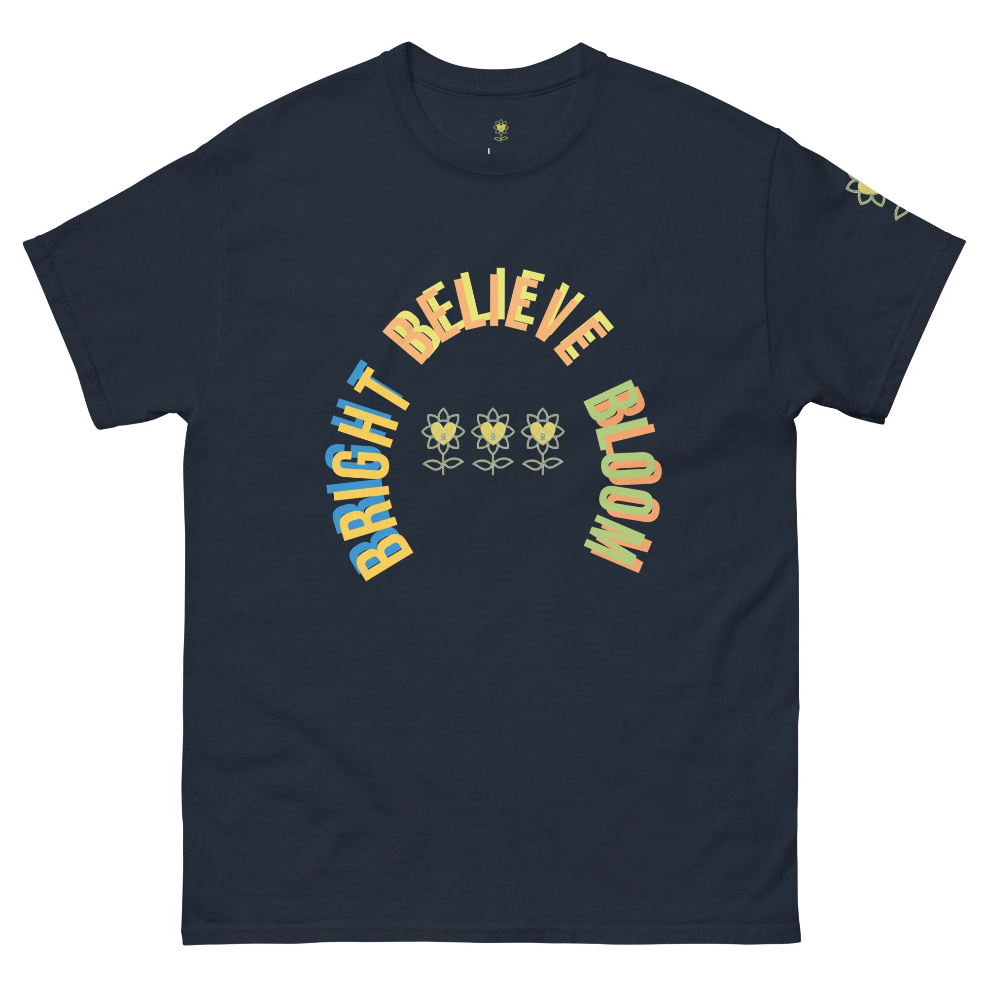 BelieveBrightBloom Unisex classic tee - Alivwood