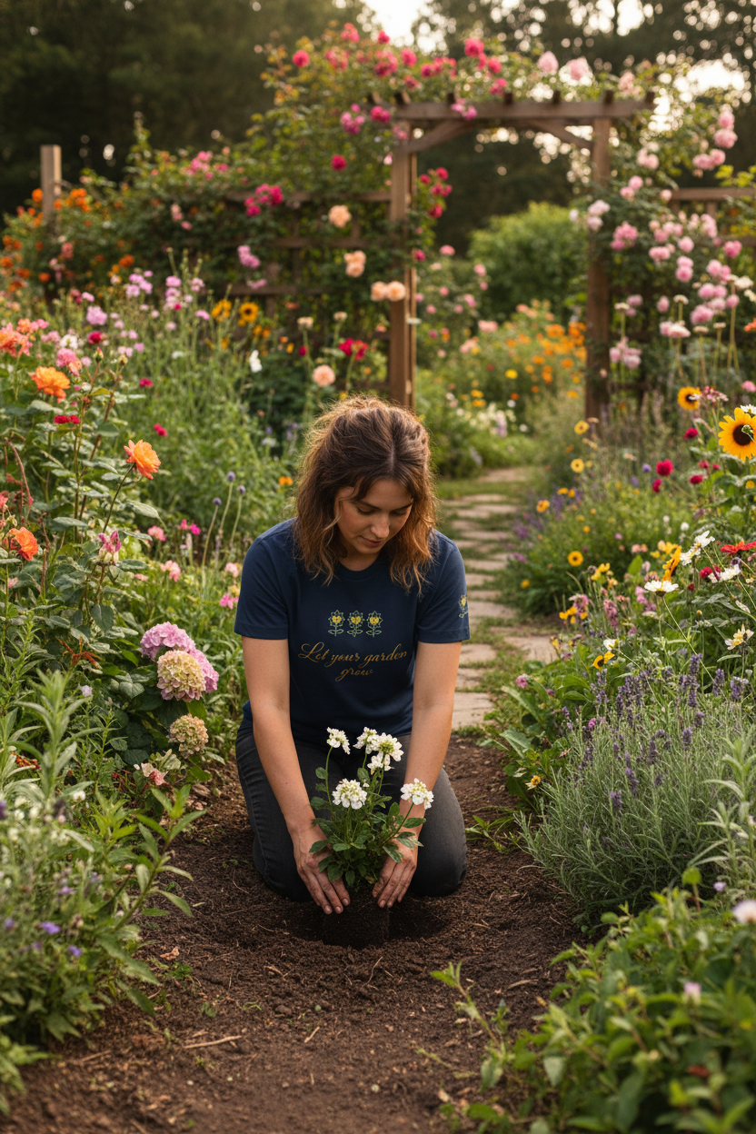 LetYourGardenGrow Unisex classic tee - Alivwood