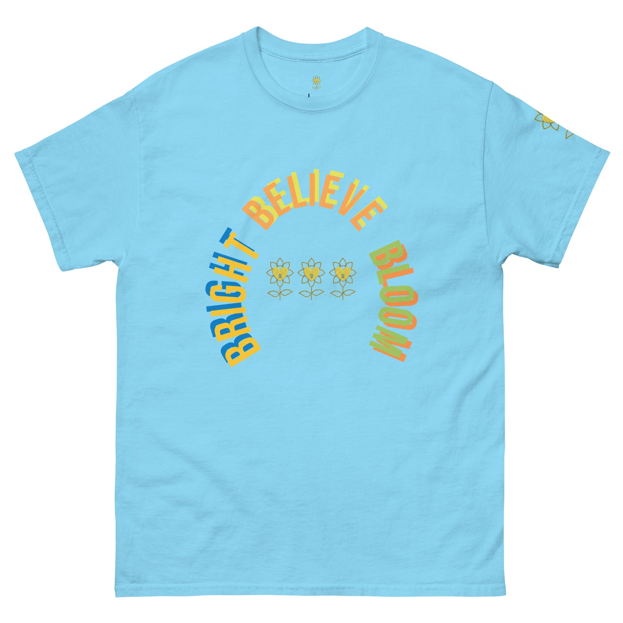 BelieveBrightBloom Unisex classic tee - Alivwood