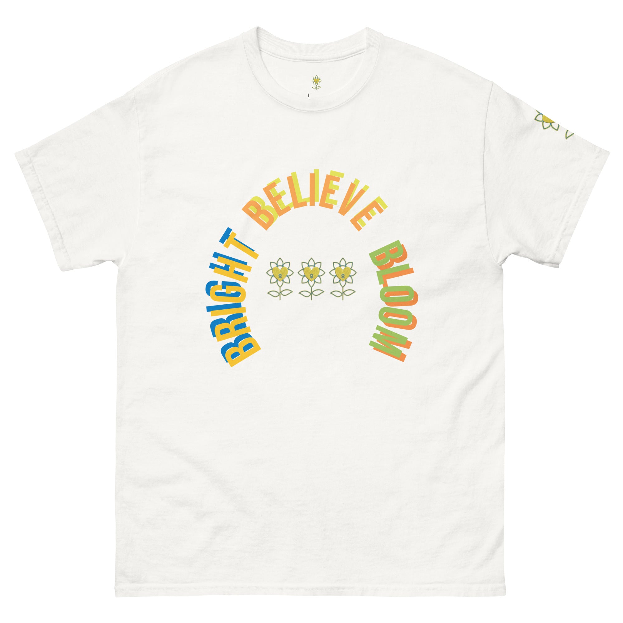 BelieveBrightBloom Unisex classic tee - Alivwood