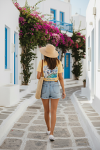 FloWhere Mykonos Unisex classic tee - Alivwood