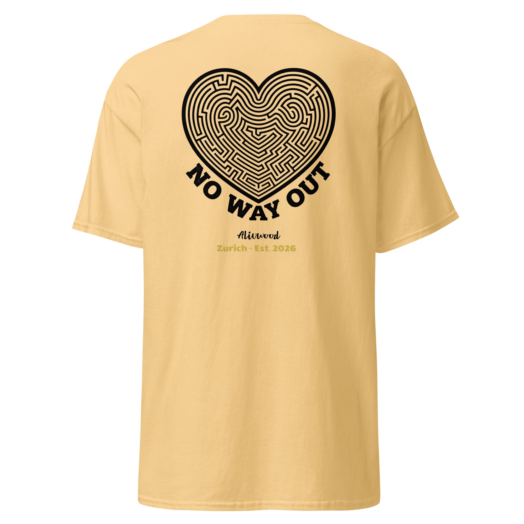 No way out embroidery Unisex classic tee - Alivwood