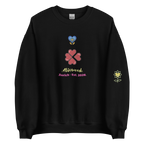 Blue Heart and Heart pieces Unisex Sweatshirt - Alivwood