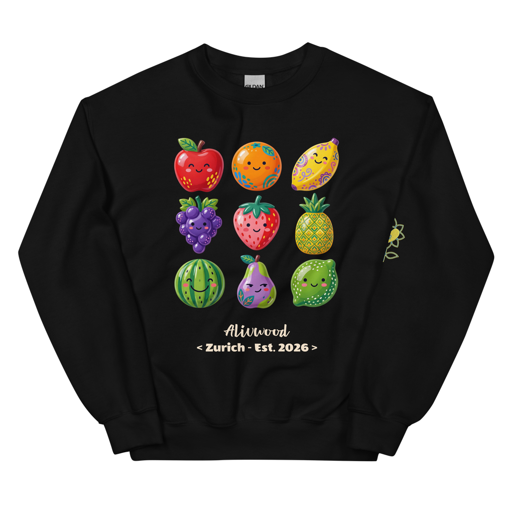 Playful fruit Home decor Unisex Sweatshirt - Alivwood