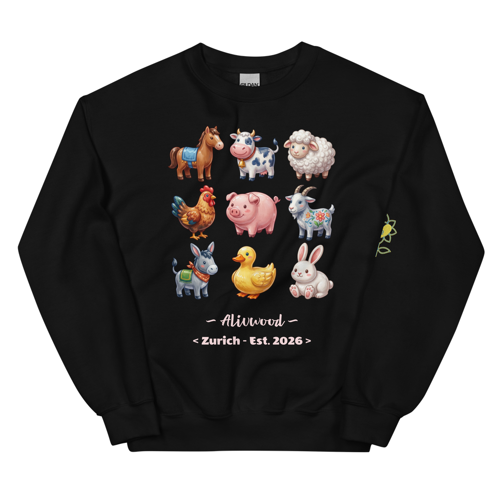 Farm animals home decor Unisex Sweatshirt - Alivwood