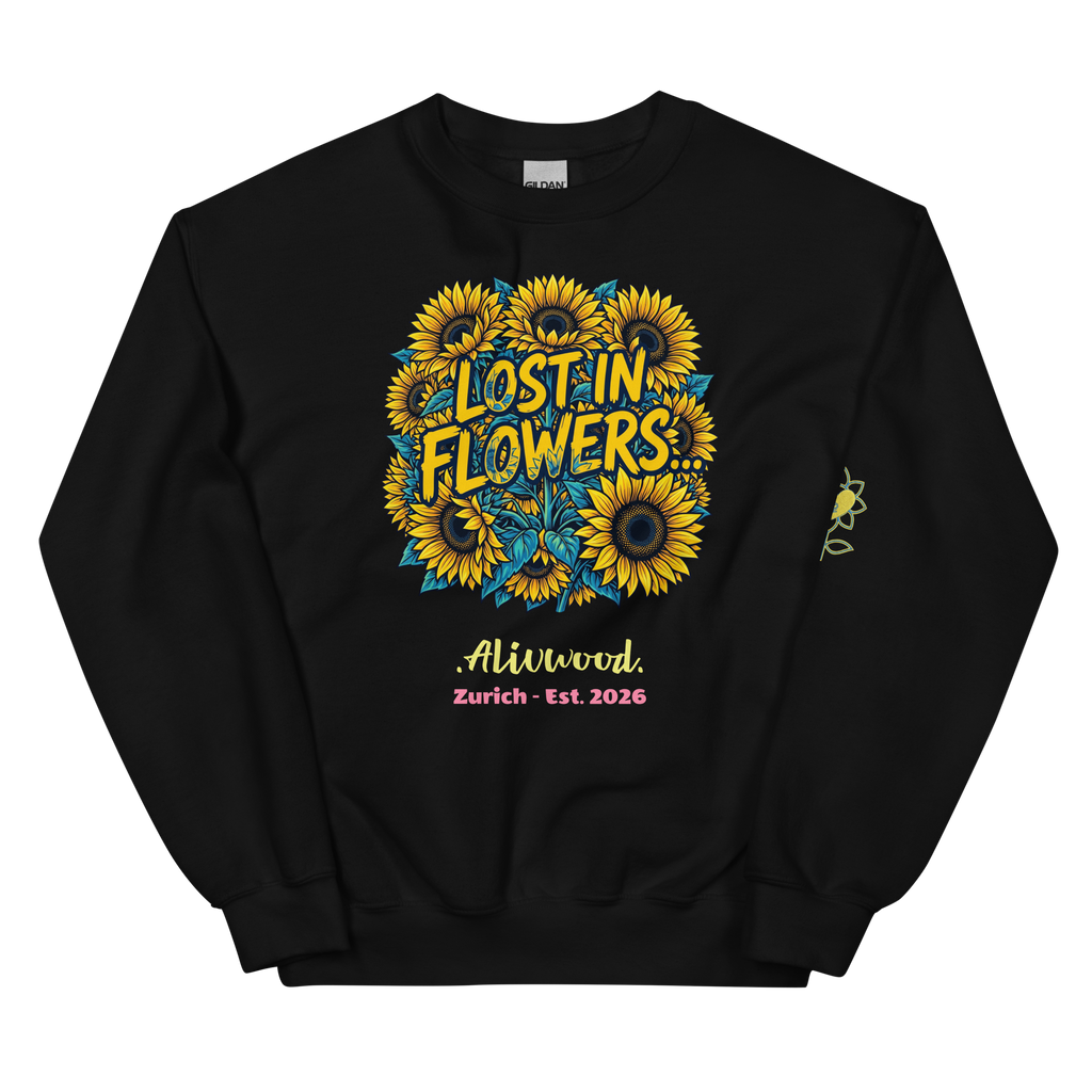 Lost in Flowers Unisex Sweatshirt - Alivwood