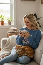 ThinkingAboutU Unisex Sweatshirt - Alivwood