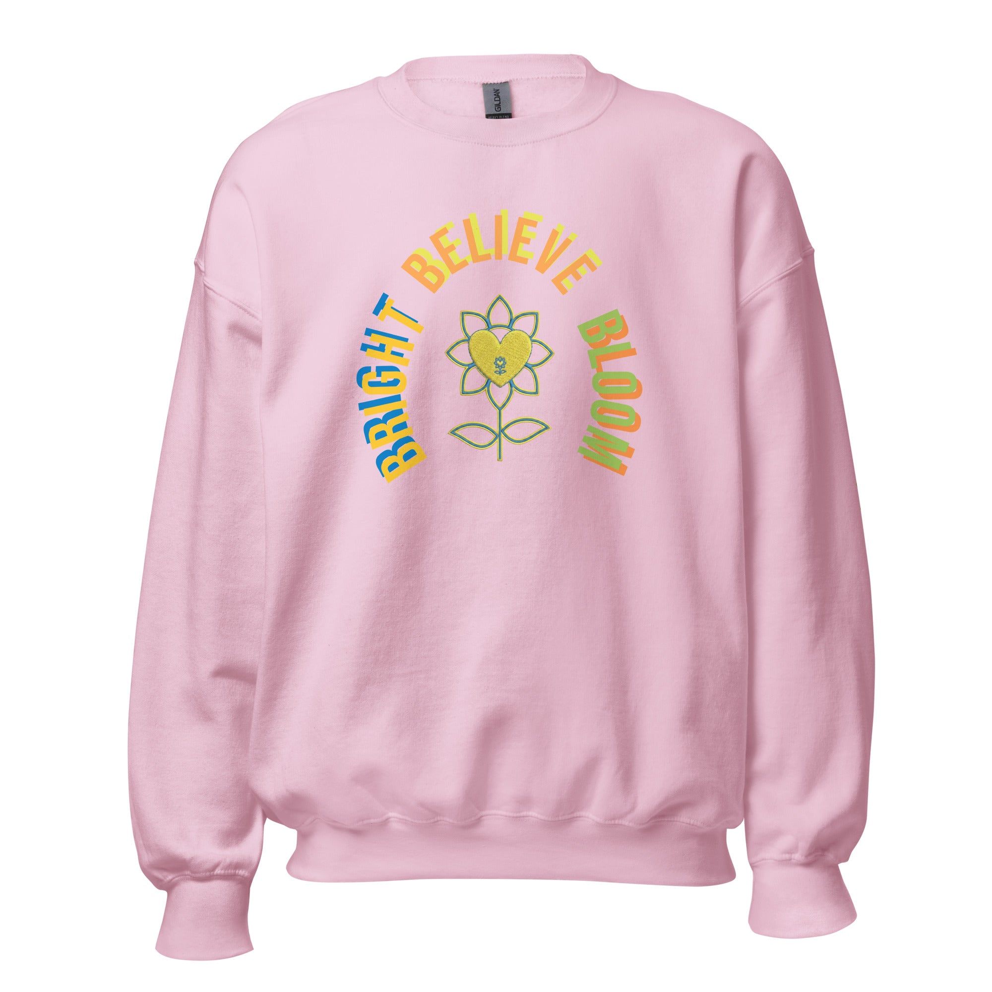 BelieveBrightBloom Unisex Sweatshirt - Alivwood