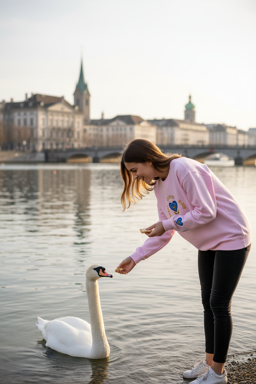 BrightBelieveBloom embroidery Unisex Sweatshirt - Alivwood