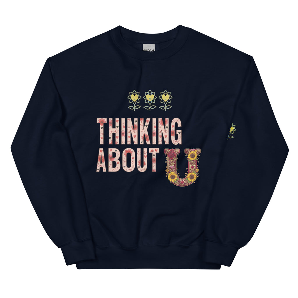ThinkingAboutU Unisex Sweatshirt - Alivwood