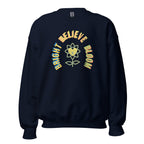 BelieveBrightBloom Unisex Sweatshirt - Alivwood