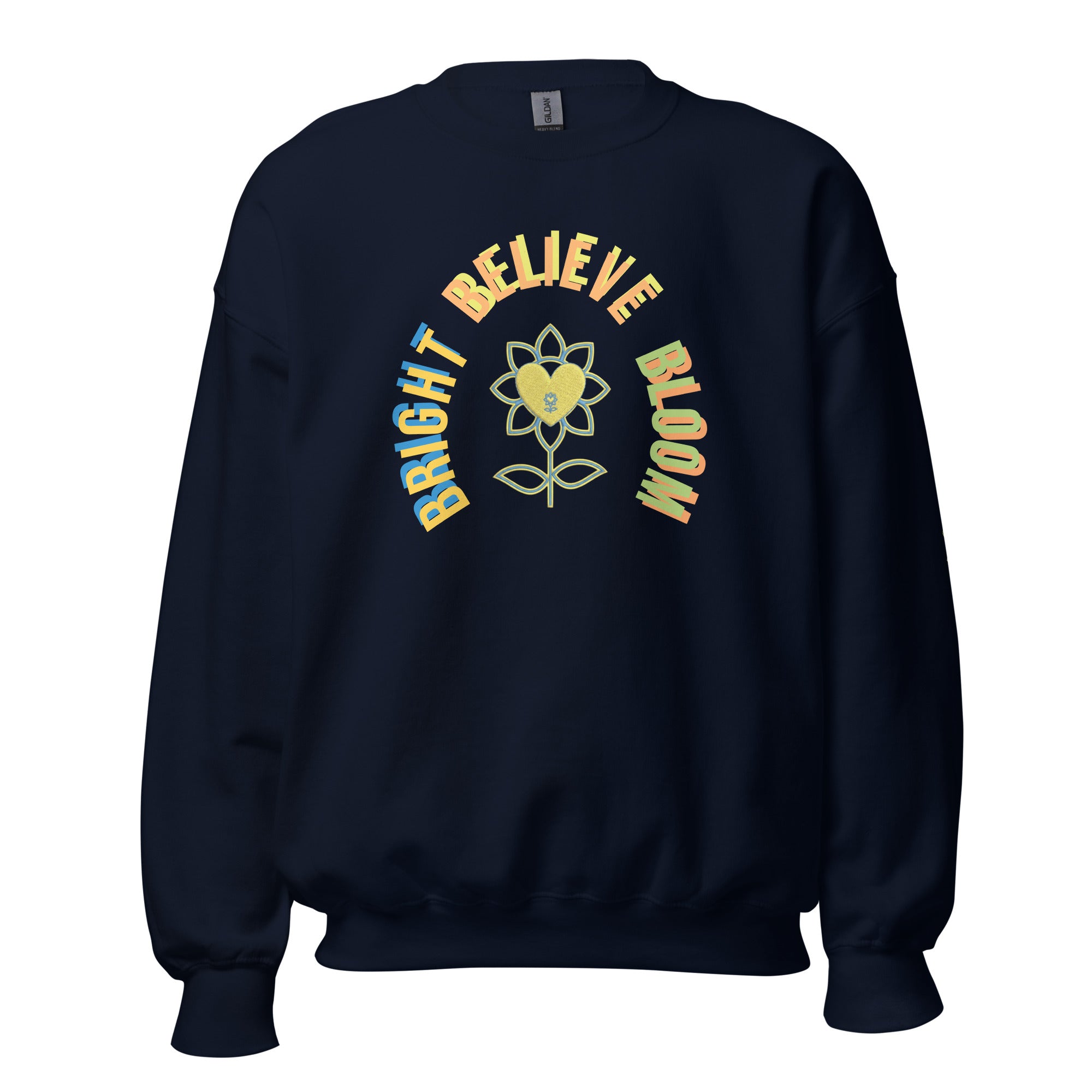BelieveBrightBloom Unisex Sweatshirt - Alivwood