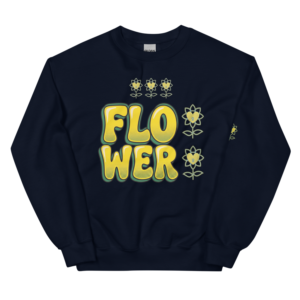 Flower Unisex Sweatshirt - Alivwood