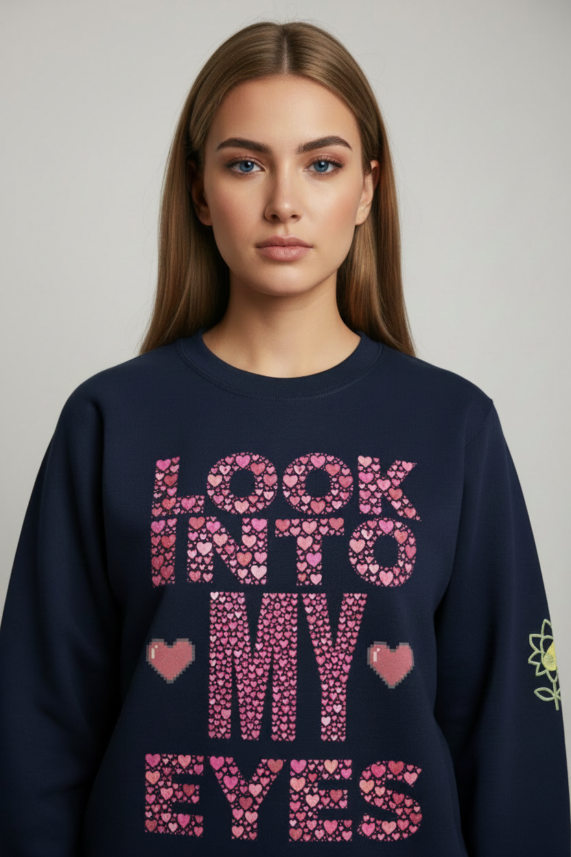 Look Into my Eyes Unisex Sweatshirt - Alivwood