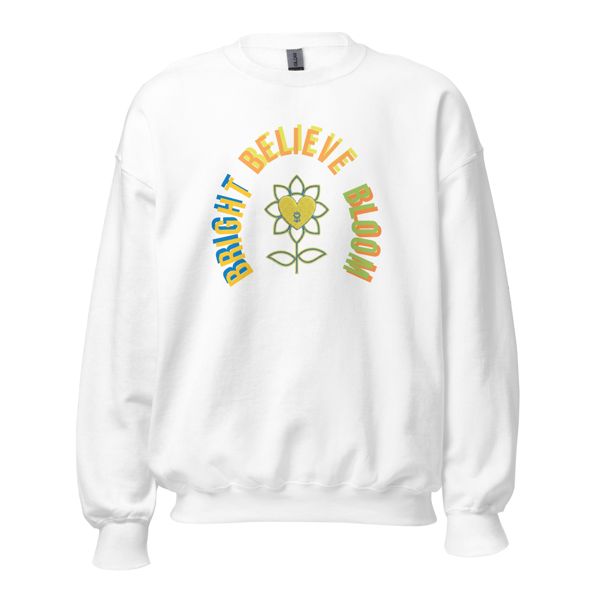 BelieveBrightBloom Unisex Sweatshirt - Alivwood