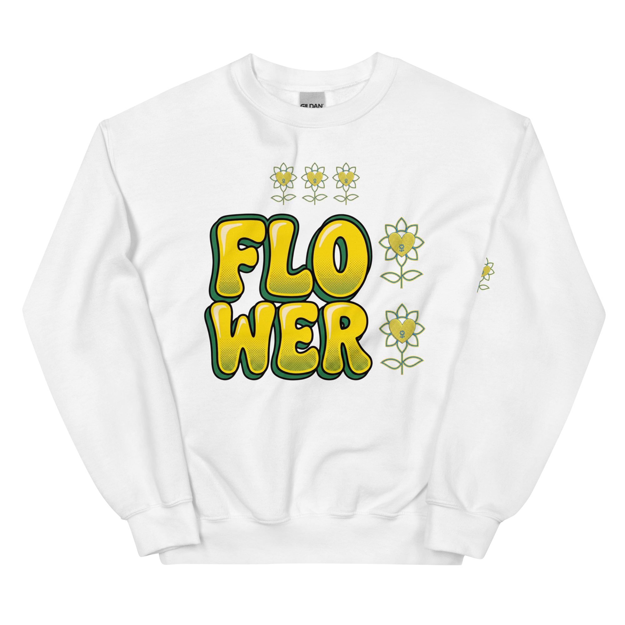 Flower Unisex Sweatshirt - Alivwood