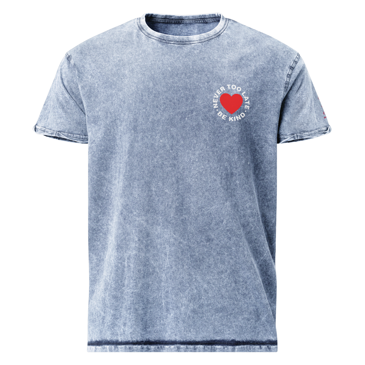 Never too late Denim T-Shirt - Alivwood
