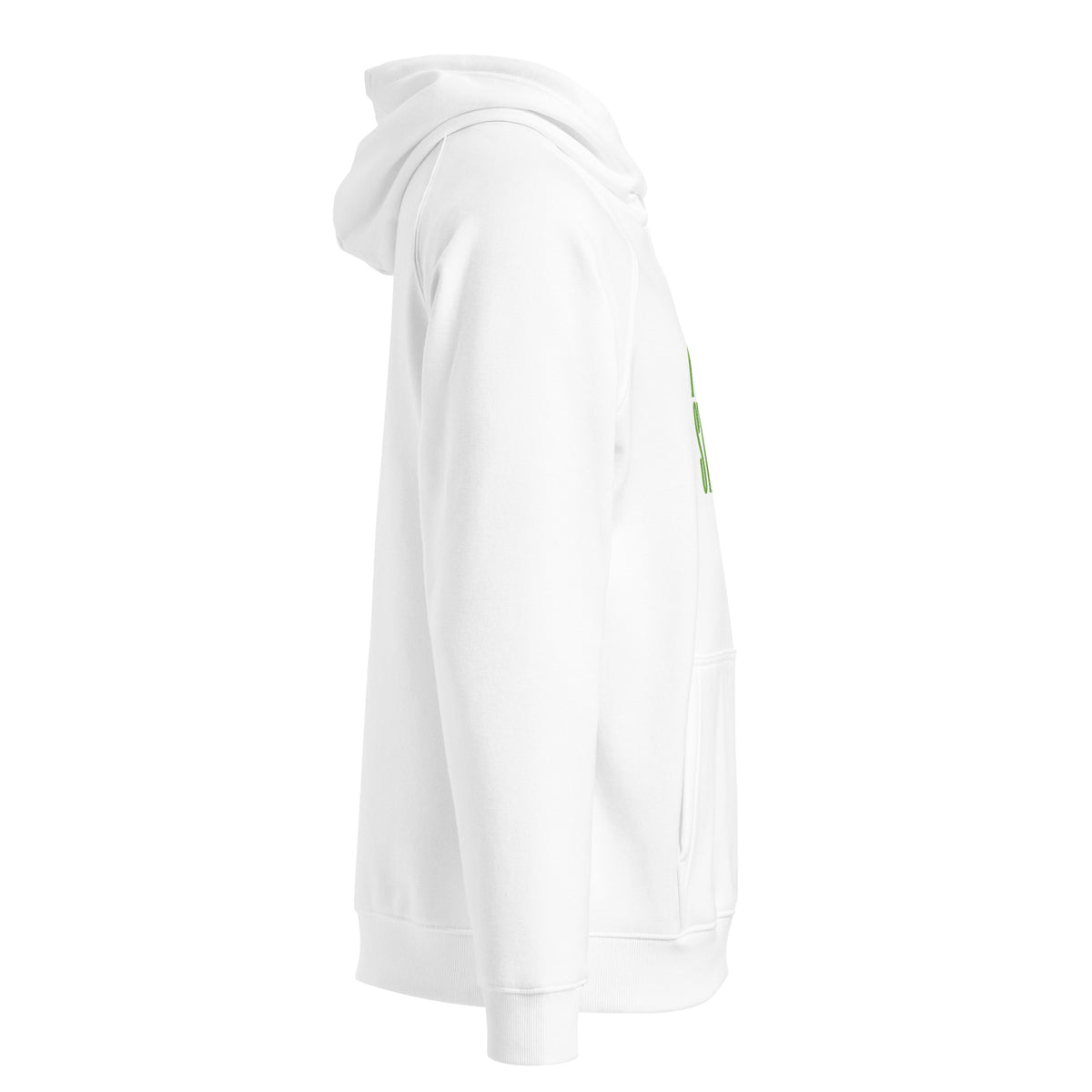 Peace is my status symbol embroidery Unisex eco raglan hoodie - Alivwood