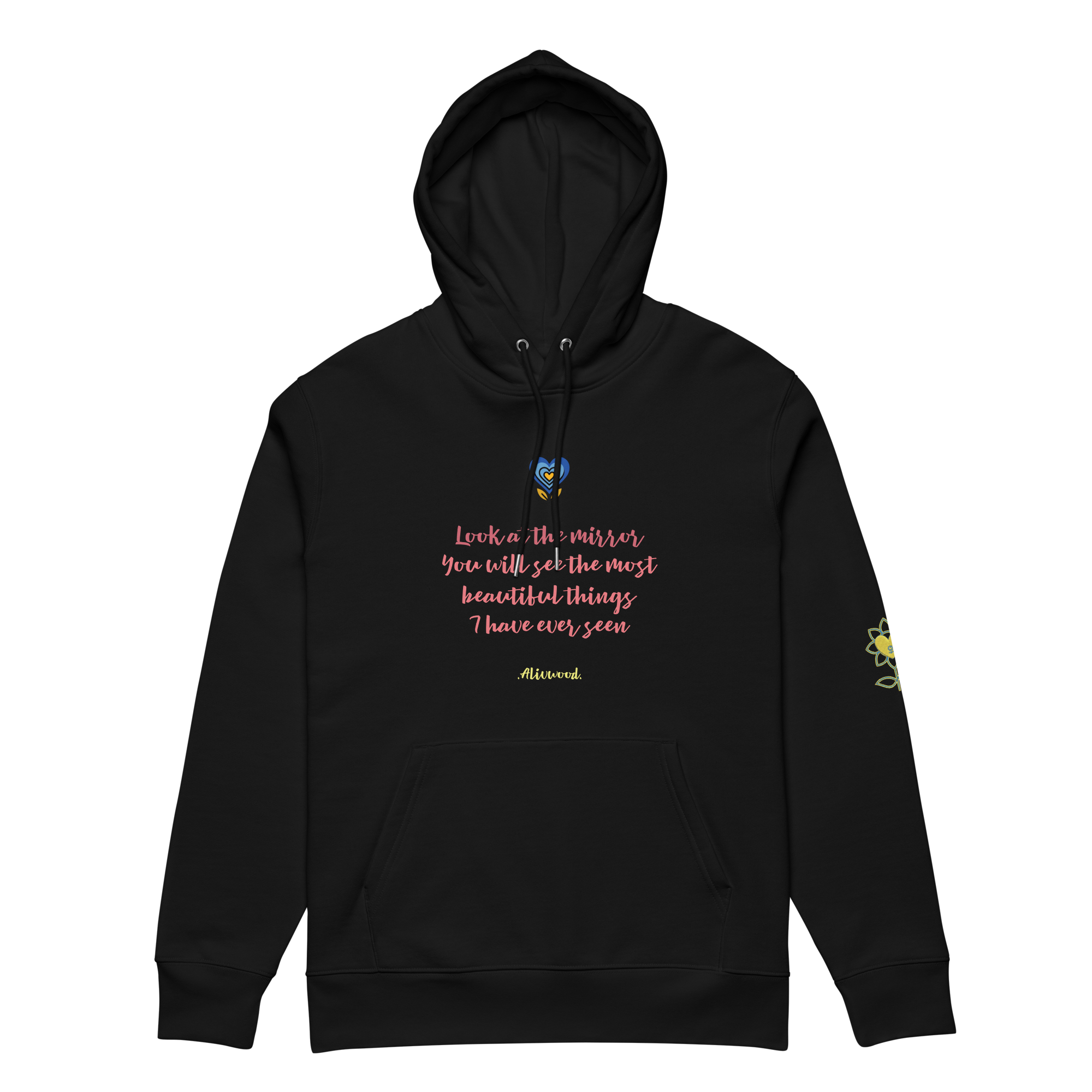Look at the mirror Unisex essential eco hoodie - Alivwood