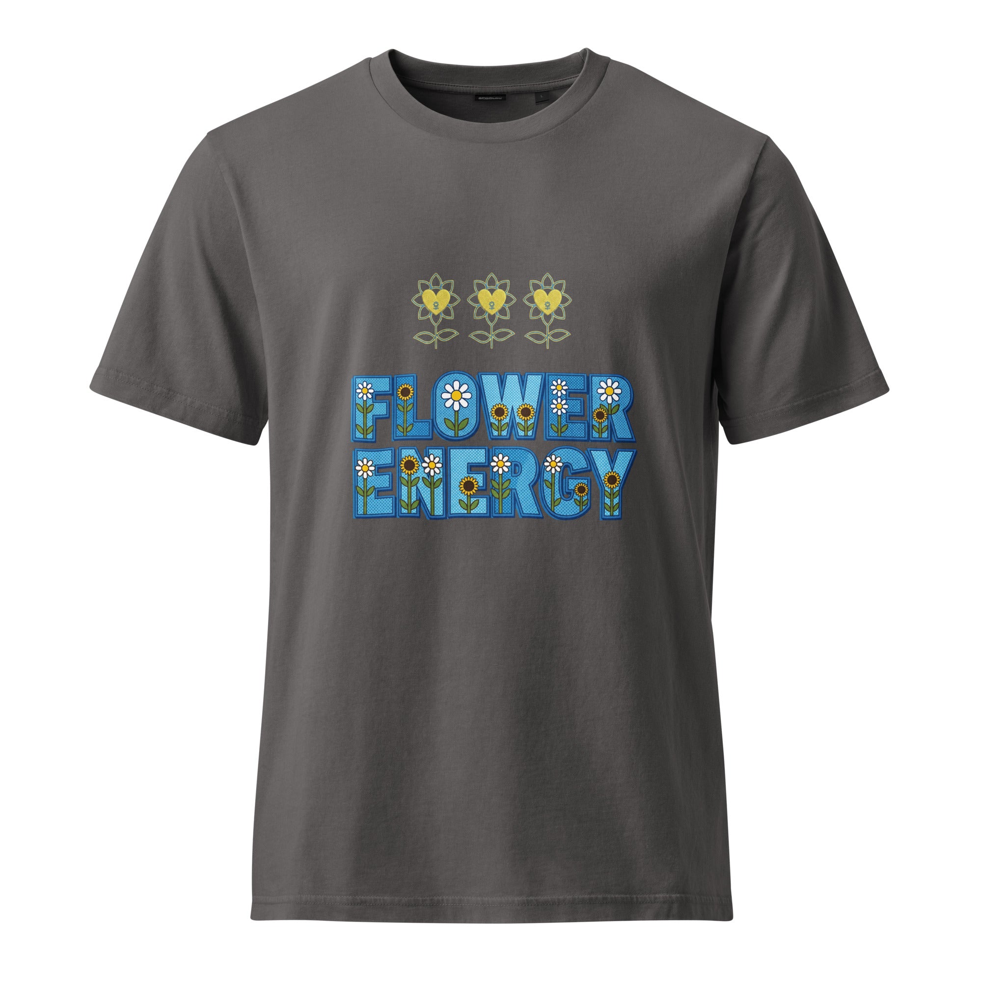 FlowerEnergy Unisex Garment Dyed Creator 2.0 Vintage T-Shirt | Stanley/Stella SATU041 - Alivwood