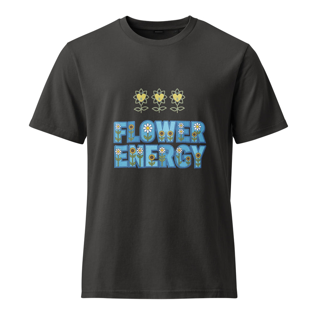 FlowerEnergy Unisex Garment Dyed Creator 2.0 Vintage T-Shirt | Stanley/Stella SATU041 - Alivwood