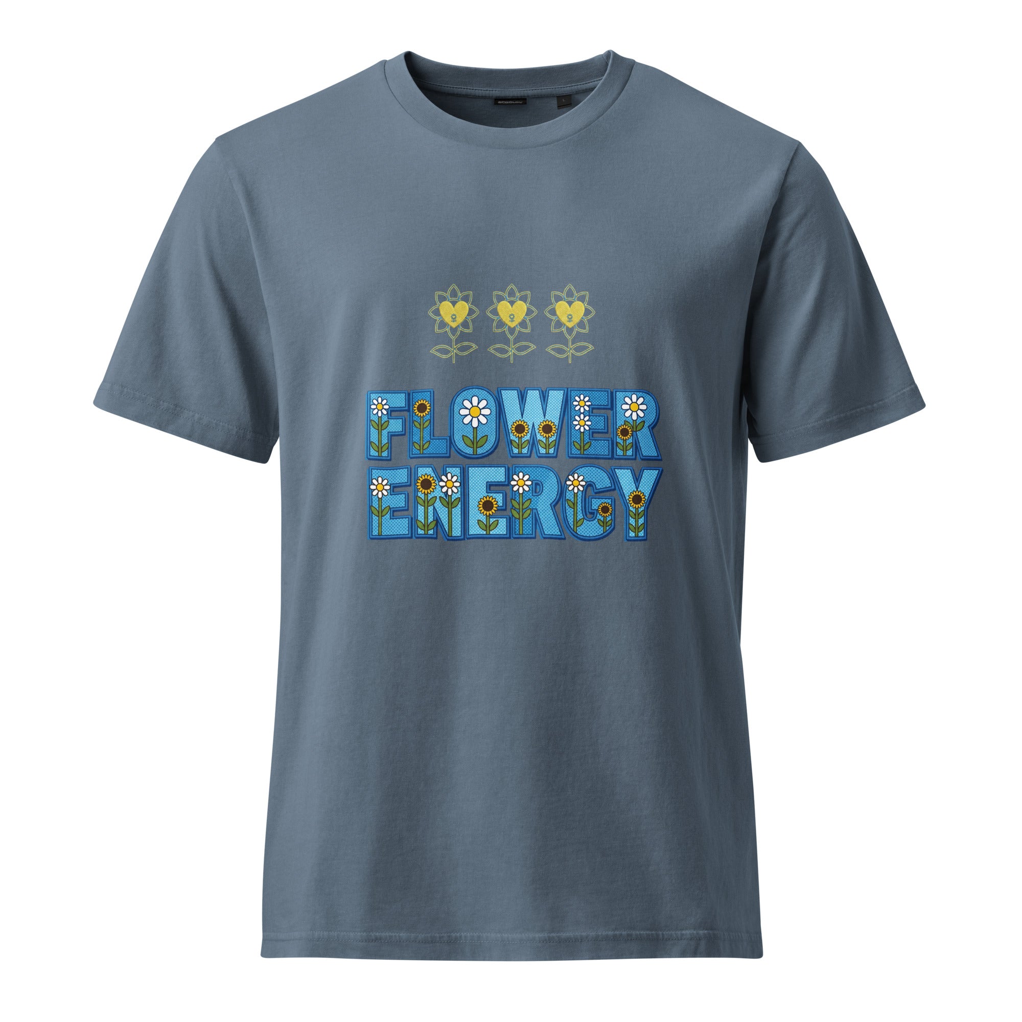 FlowerEnergy Unisex Garment Dyed Creator 2.0 Vintage T-Shirt | Stanley/Stella SATU041 - Alivwood