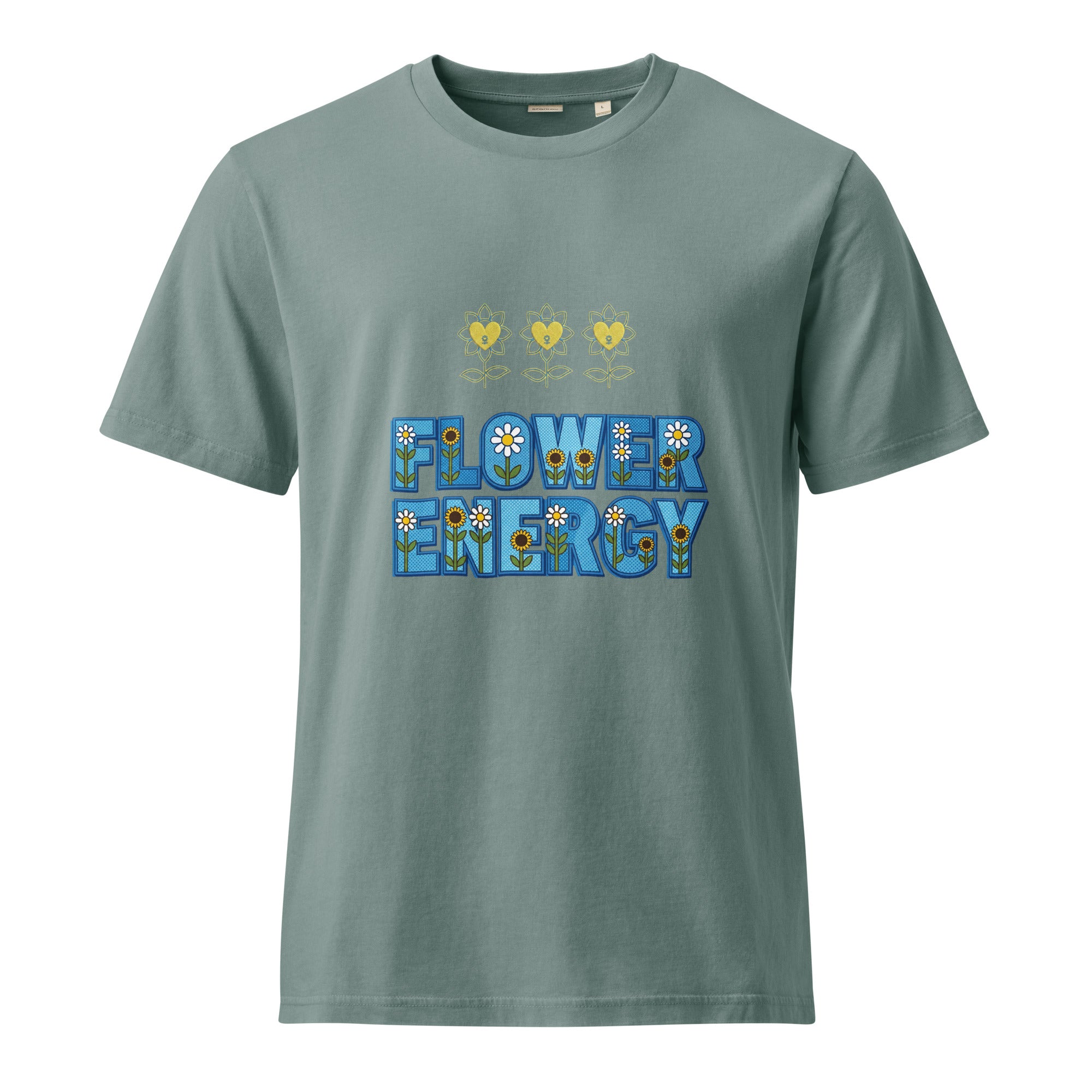 FlowerEnergy Unisex Garment Dyed Creator 2.0 Vintage T-Shirt | Stanley/Stella SATU041 - Alivwood