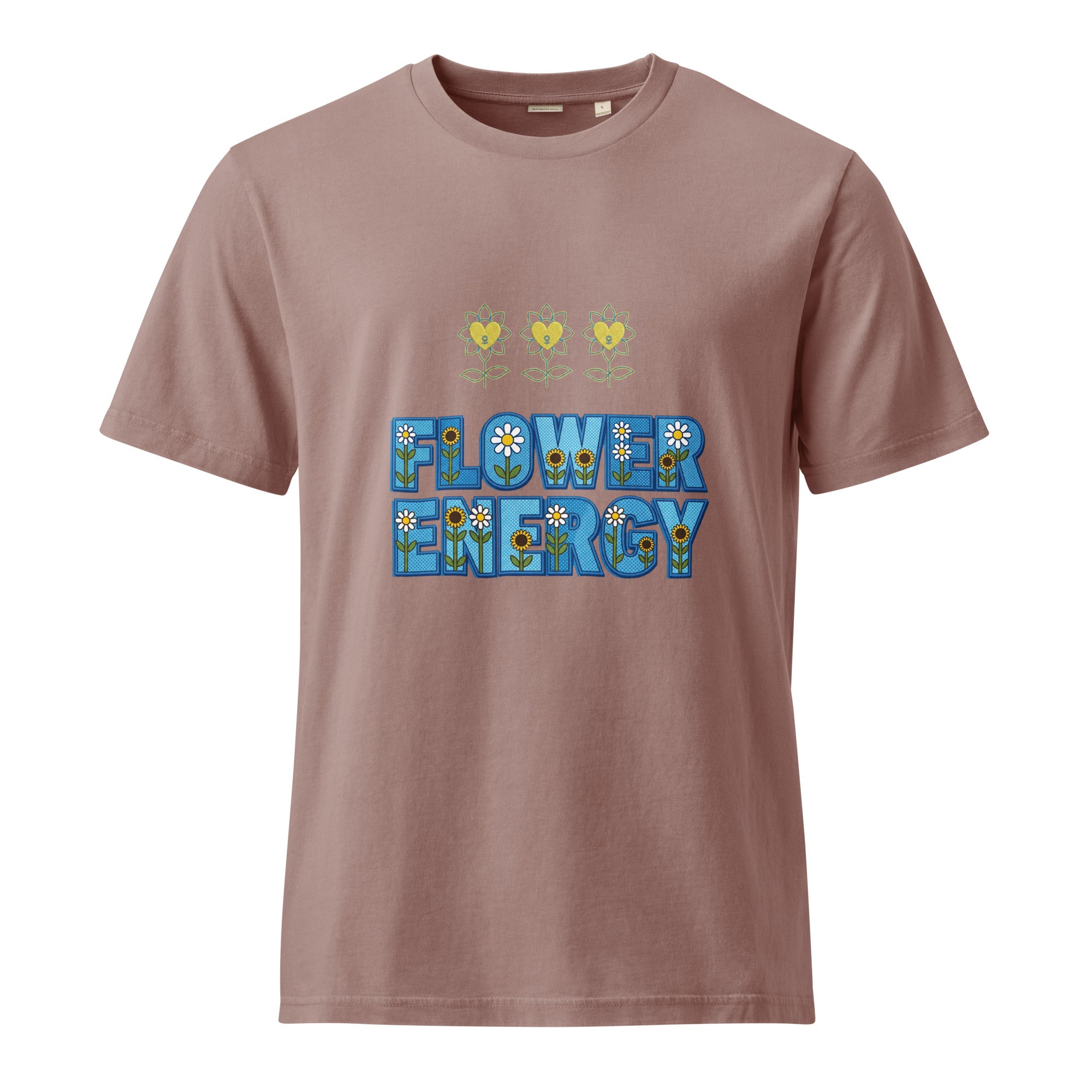 FlowerEnergy Unisex Garment Dyed Creator 2.0 Vintage T-Shirt | Stanley/Stella SATU041 - Alivwood