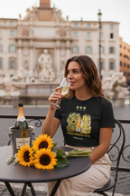 Flower+Prosecco+Gifts Unisex garment-dyed heavyweight t-shirt - Alivwood
