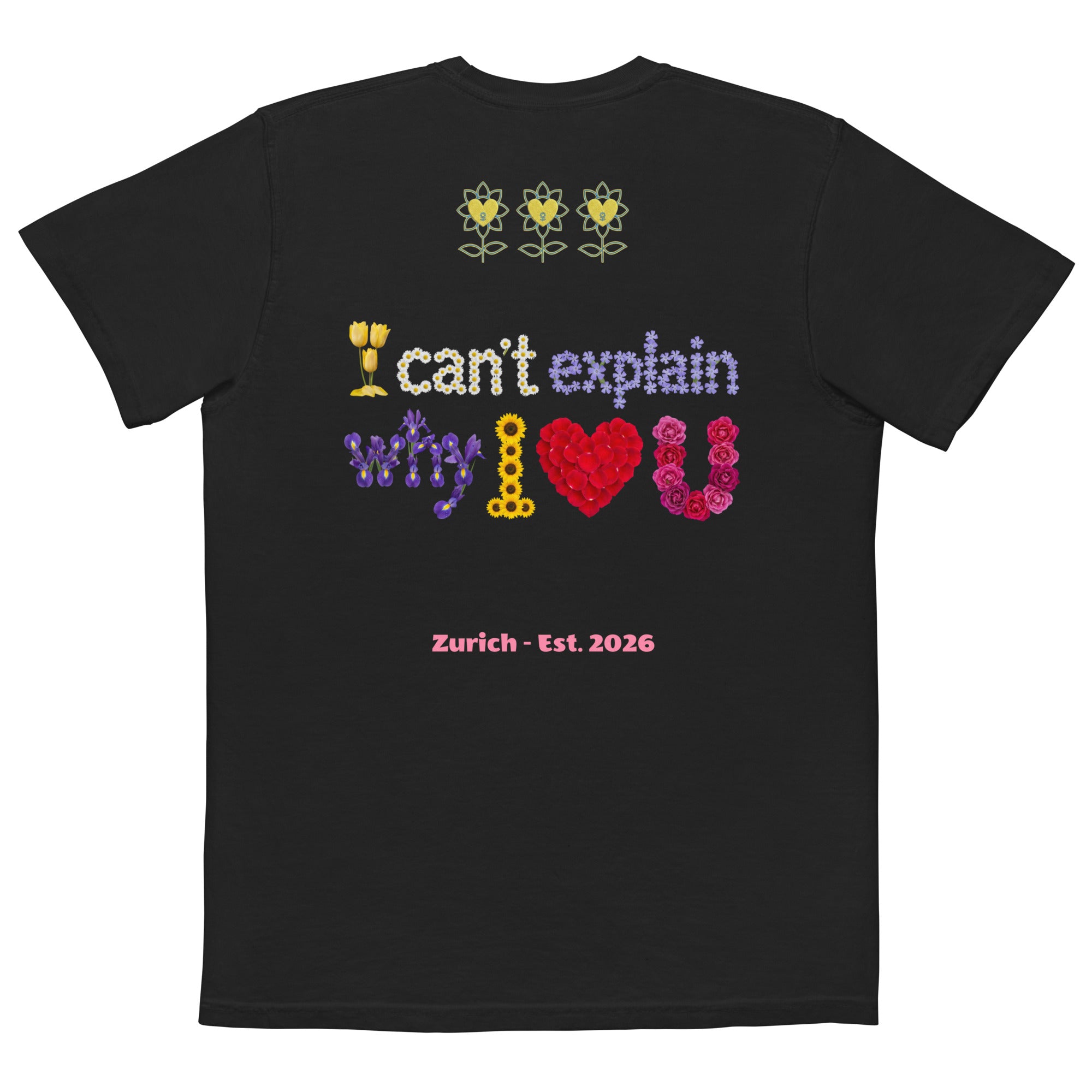 I can't explain Unisex garment-dyed pocket t-shirt - Alivwood